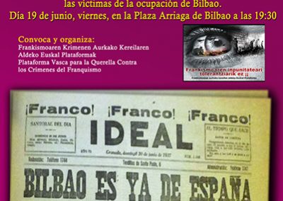 19 de Junio, cuando los franquistas ocuparon Bilbao